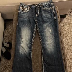 Rock revival buckle jeans